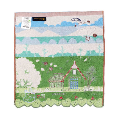 Studio Ghibli - Illustrated Wash Towels (21 Types) - Totoro Sky Walk - official view 16