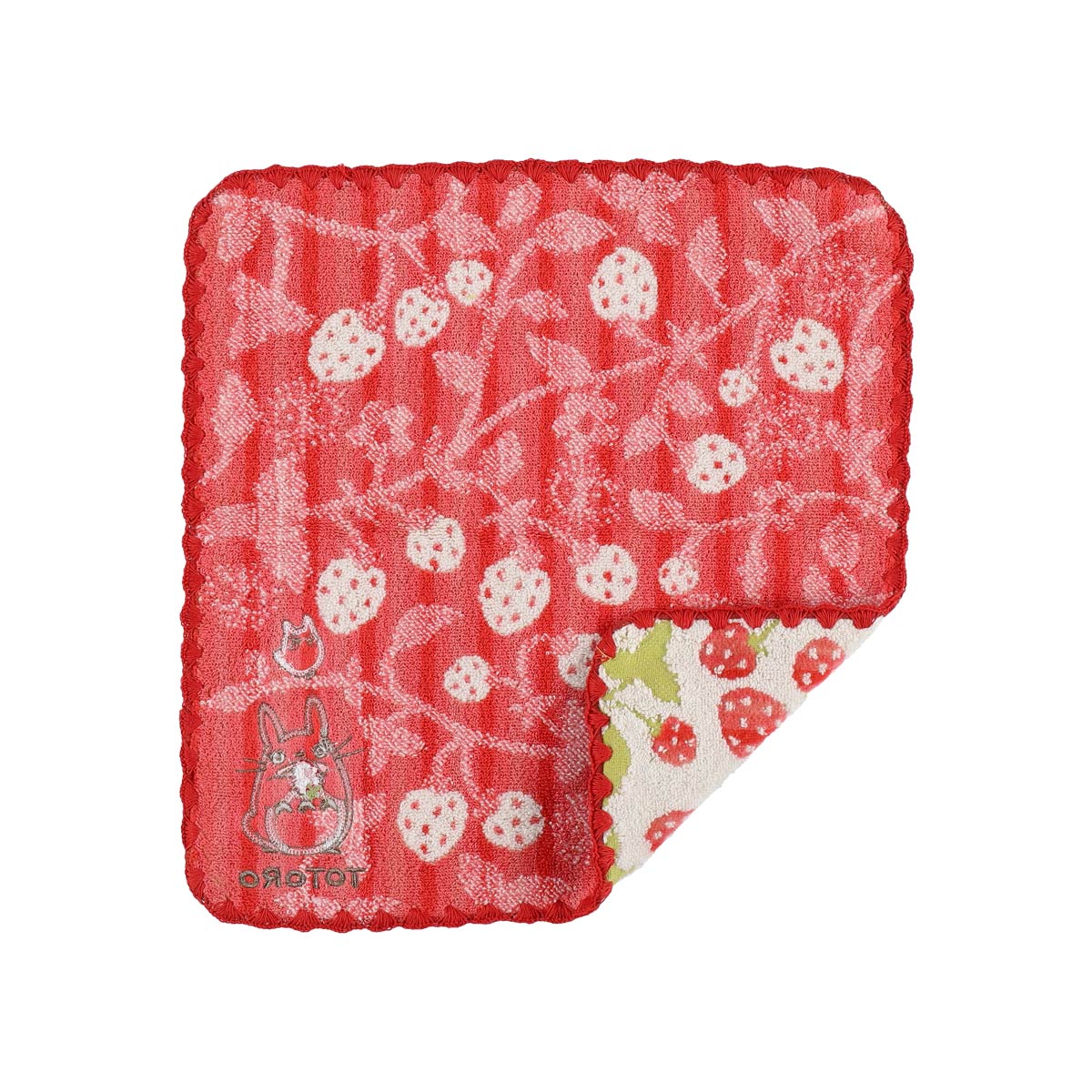 Studio Ghibli - Illustrated Wash Towels (21 Types) - Totoro Strawberry Forest - official view 34