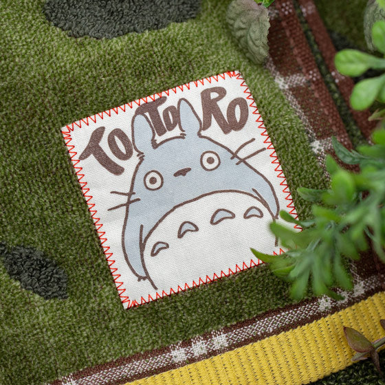 Studio Ghibli - Illustrated Wash Towels (21 Types) - Totoro Autumn Green - official view 39