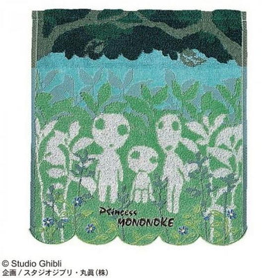 Studio Ghibli - Illustrated Wash Towels (21 Types) - Mononoke Kodama Forest - official view 49