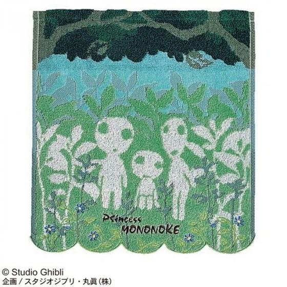 Studio Ghibli - Illustrated Wash Towels (21 Types) - Mononoke Kodama Forest - official view 49