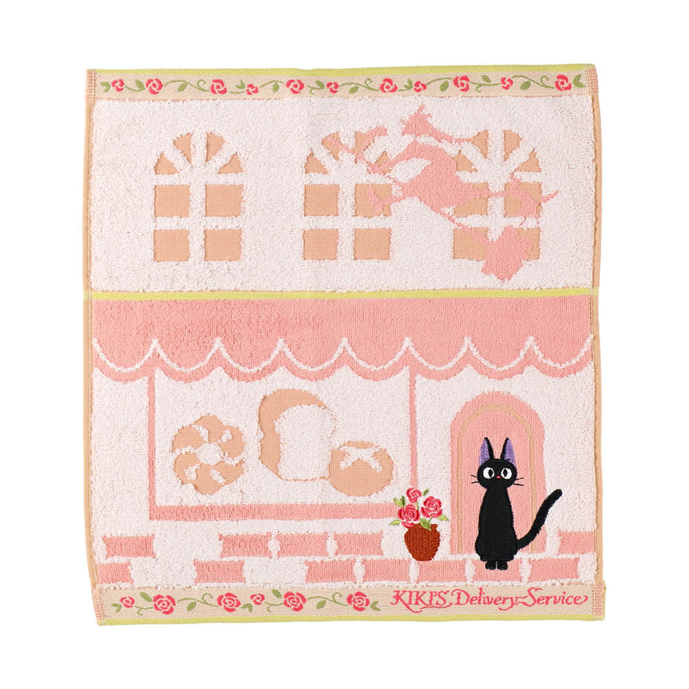 Studio Ghibli - Illustrated Wash Towels (21 Types) - Kiki Street Corner - official view 60