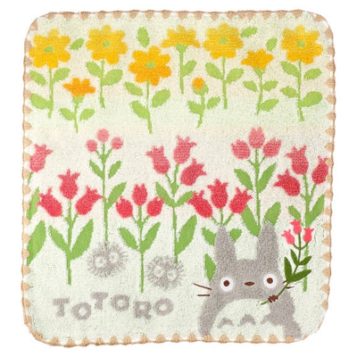Studio Ghibli - Illustrated Wash Towels (21 Types) - Totoro Wildflowers - official view 63