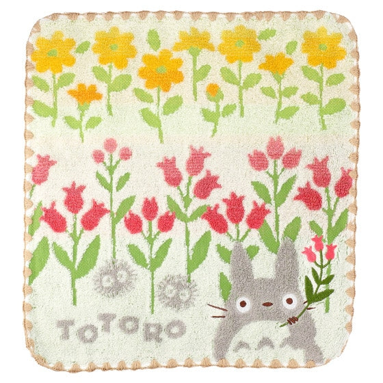 Studio Ghibli - Illustrated Wash Towels (21 Types) - Totoro Wildflowers - official view 63