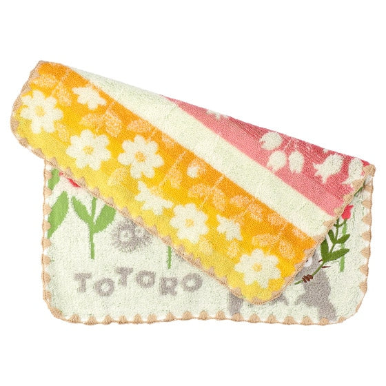 Studio Ghibli - Illustrated Wash Towels (21 Types) - Totoro Wildflowers - official view 64