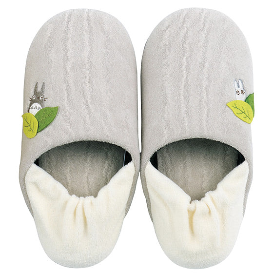 Studio Ghibli - Indoor Slippers (5 Types) - Totoro Stroll - Grey - official view 4