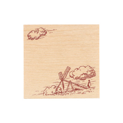 Studio Ghibli Irodori Scene Stamps (4 Types) - Laputa Prologue - official view 4