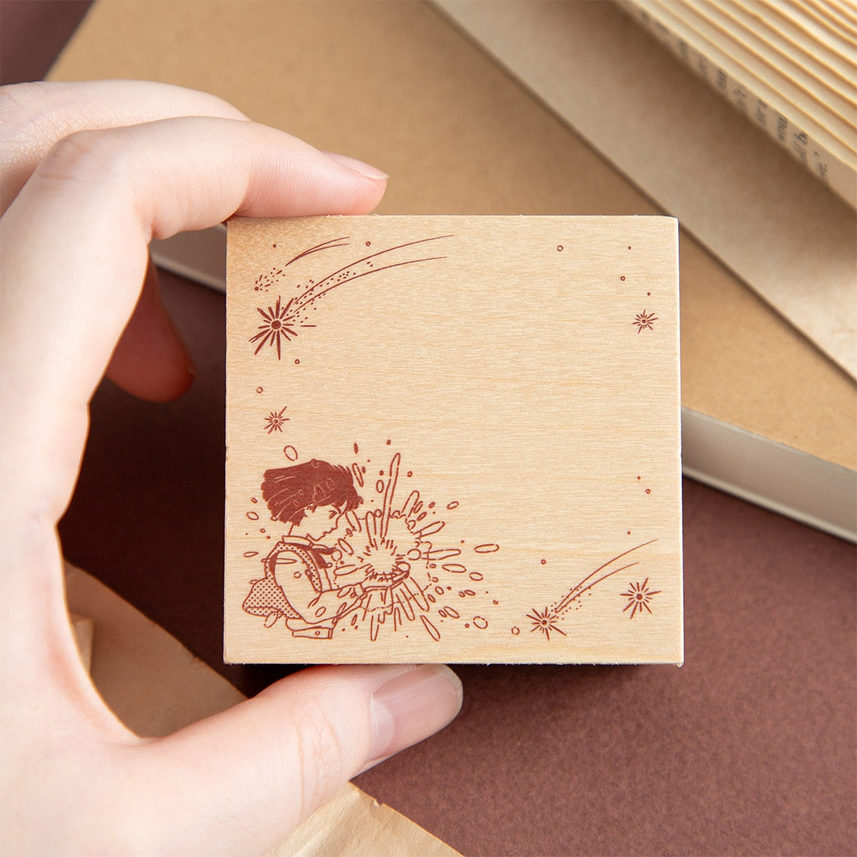 Studio Ghibli Irodori Scene Stamps (4 Types) - Howl's Encounter - official view 18