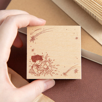 Studio Ghibli Irodori Scene Stamps (4 Types) - Howl's Encounter - official view 18