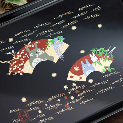 Studio Ghibli Japanese-Style Serving Trays (2 Types) - My Neighbor Totoro - official view 2