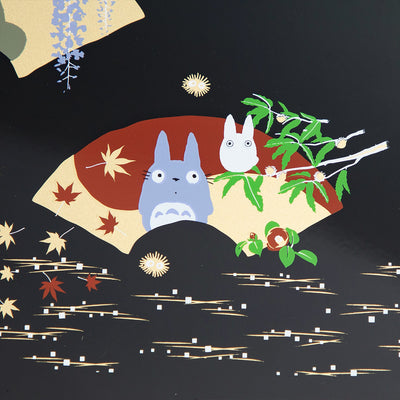 Studio Ghibli Japanese-Style Serving Trays (2 Types) - My Neighbor Totoro - official view 4