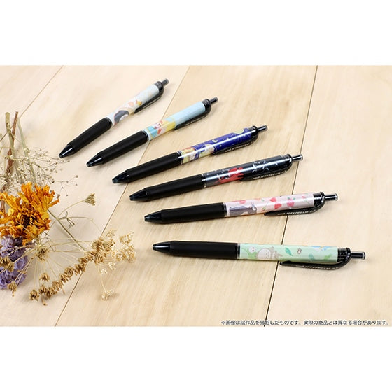 Studio Ghibli - Jetstream 0.5 mm Black Ballpoint Pens (4 Types) - Totoro on a Leaf - official view 3