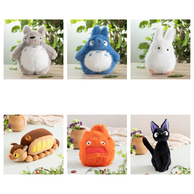 Studio Ghibli - Komorebi Plush Collection (6 Types) - Complete Set, one of each listed model