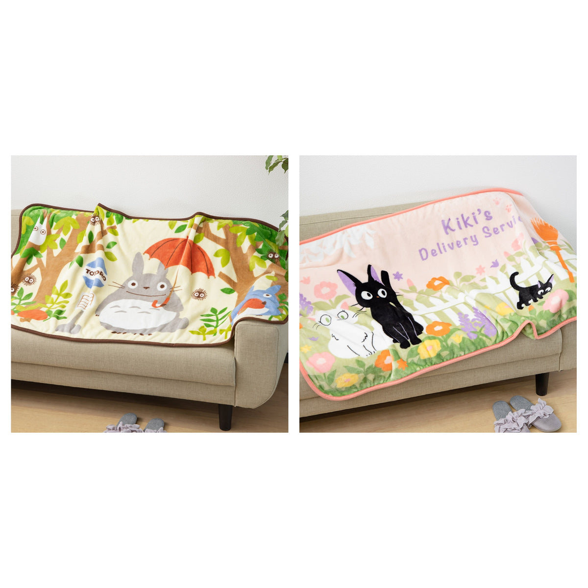 Studio Ghibli - Long Blankets (2 Types) - Complete Set with all listed models