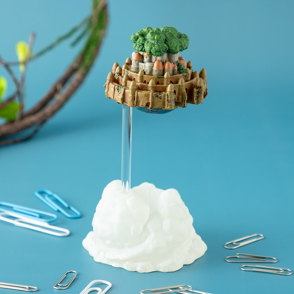 Studio Ghibli Magnetic Clip Holders (2 Types) - Laputa Castle - official view 3