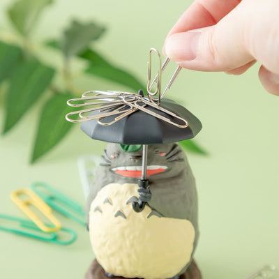Studio Ghibli Magnetic Clip Holders (2 Types) - Totoro with Umbrella - official view 15