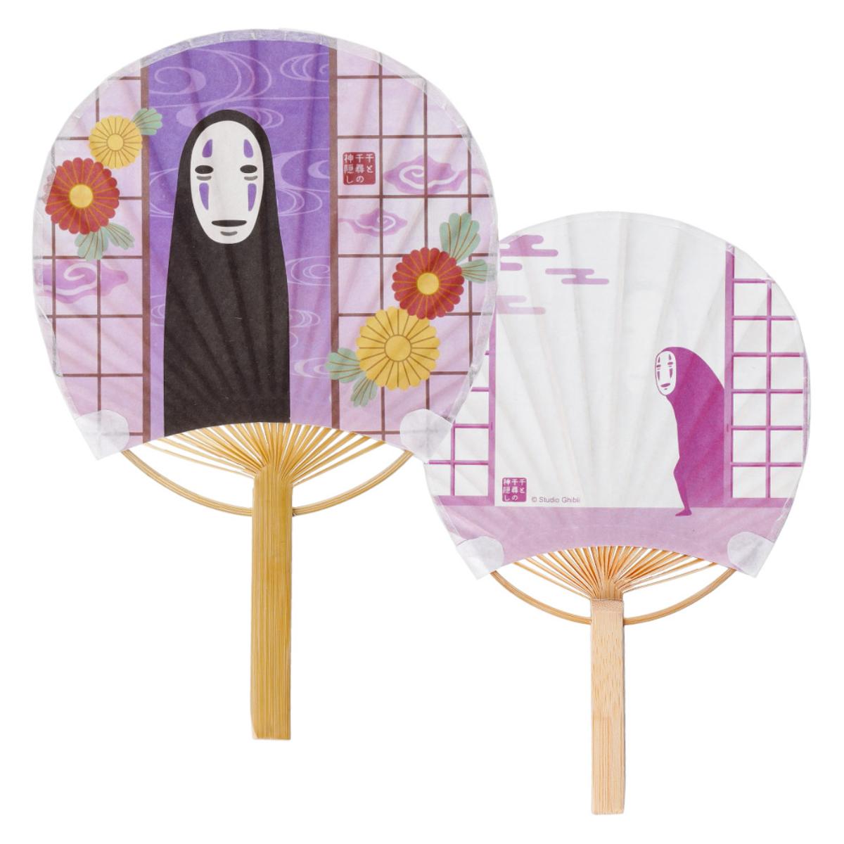 Studio Ghibli Mamedayori Mini Bamboo Fans with Envelopes (3 Types) - No-Face and Shoji - official view 11