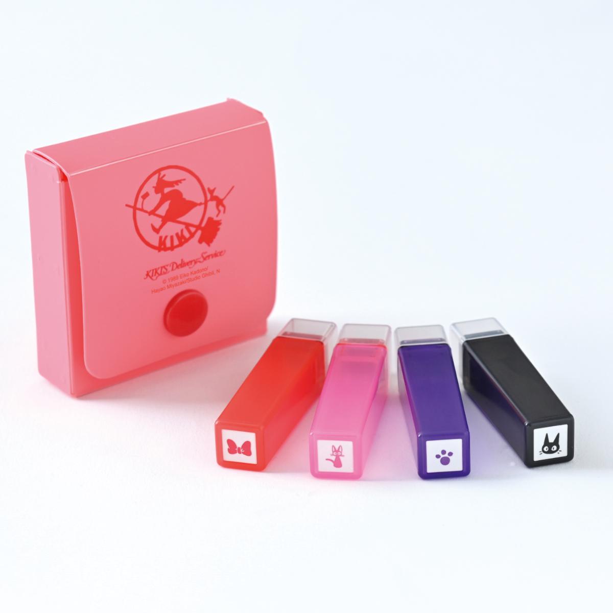 Studio Ghibli Mini Mini Self-Inking Stamp Kits (2 Types) - Kiki's Delivery Service - official view 3