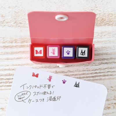 Studio Ghibli Mini Mini Self-Inking Stamp Kits (2 Types) - Kiki's Delivery Service - official view 4