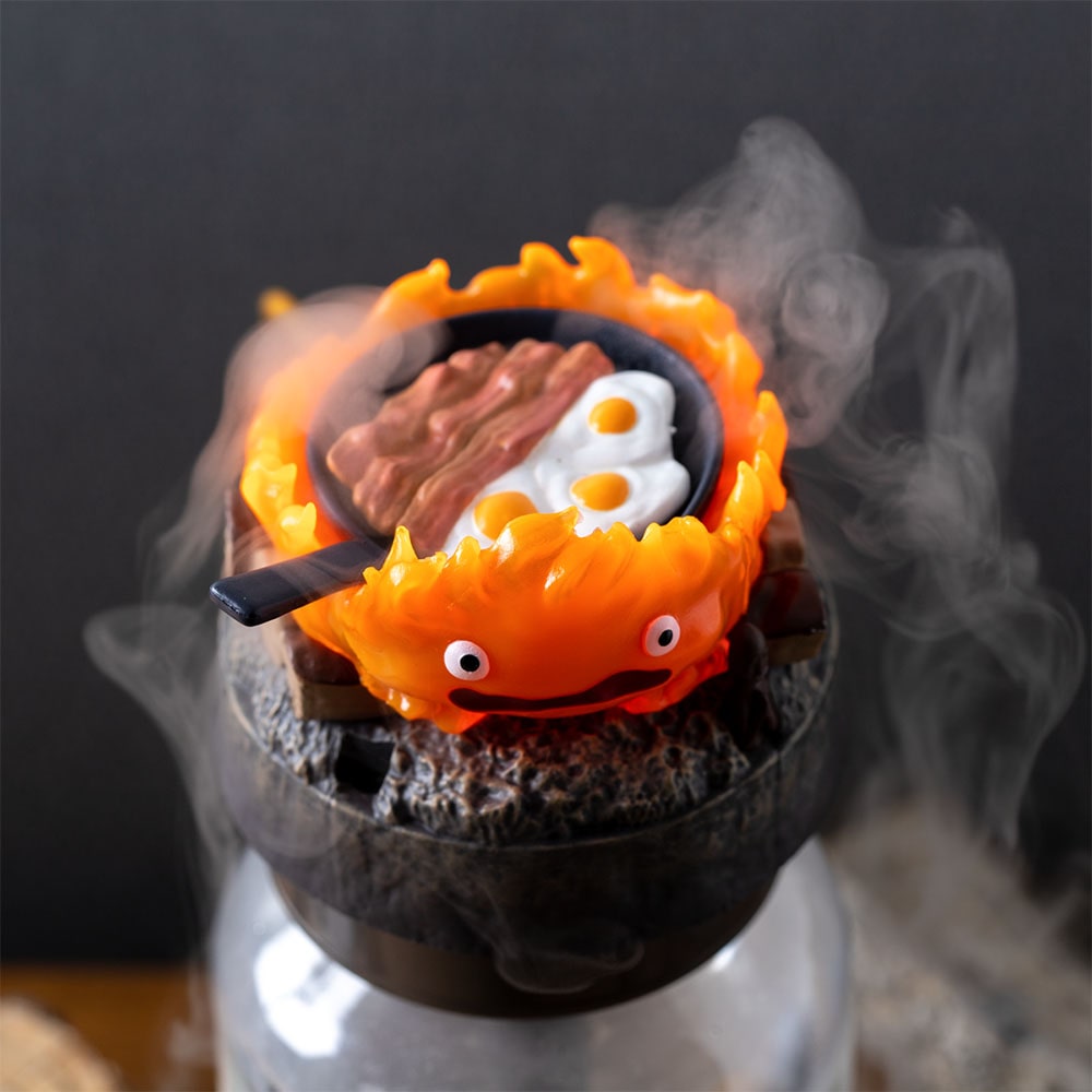 Studio Ghibli Mini USB Desk Humidifiers (3 Types) - Calcifer Bacon and Eggs - official view 24