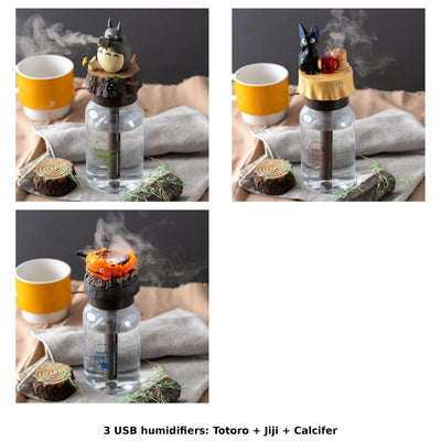 Studio Ghibli Mini USB Desk Humidifiers (3 Types) - Complete Set
