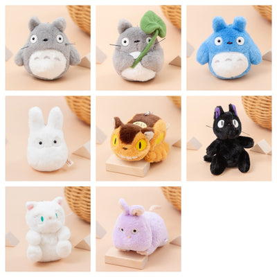 Studio Ghibli - Nakayoshi Mascot Plush Charms (8 Types) - Complete Set, one of each listed model