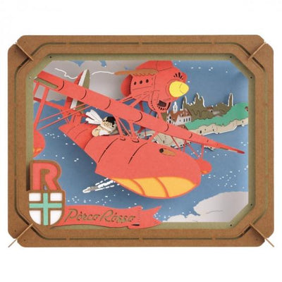 Studio Ghibli - PAPER THEATER Paper Craft Kits (8 Types) - Above the Adriatic - PT-064N - official view 5