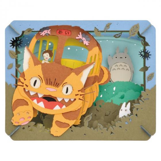 Studio Ghibli - PAPER THEATER Paper Craft Kits (8 Types) - Picking Up Mei - PT-101N - official view 8