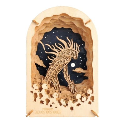 Studio Ghibli - PAPER THEATER Wood Style Large Kits (4 Types) - Night-Walker - official view 5