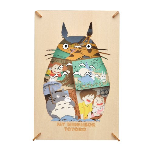 Studio Ghibli - PAPER THEATER Wood Style Large Kits (4 Types) - My Neighbor Totoro - PT-WL12X - official view 7