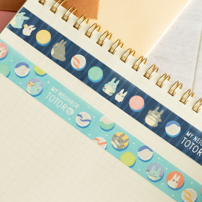 Studio Ghibli - Patterned Masking Tape Packs (7 Types) - Totoro Marbles - official view 2