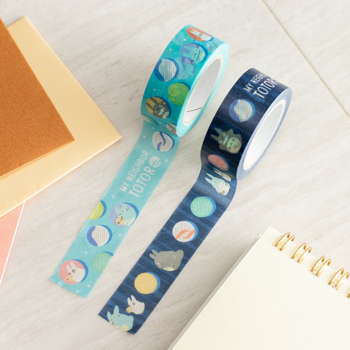 Studio Ghibli - Patterned Masking Tape Packs (7 Types) - Totoro Marbles - official view 3