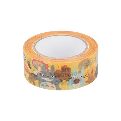 Studio Ghibli - Patterned Masking Tape Packs (7 Types) - Totoro Meadow - official view 17