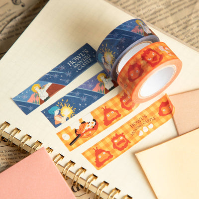 Studio Ghibli - Patterned Masking Tape Packs (7 Types) - Howl Bacon and Eggs - official view 28