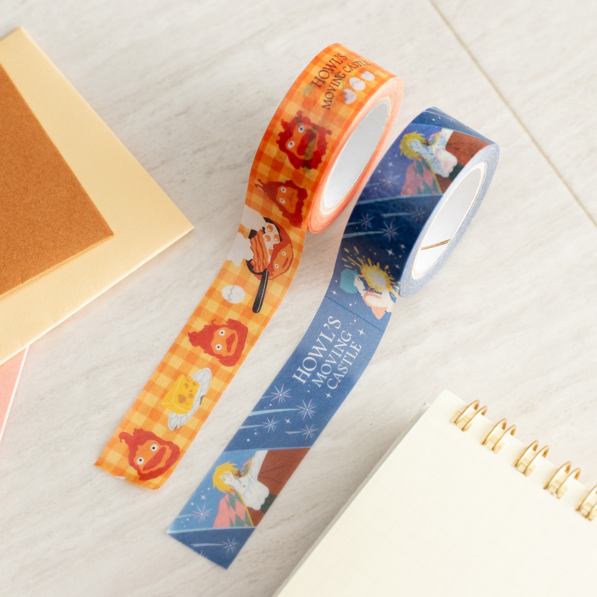 Studio Ghibli - Patterned Masking Tape Packs (7 Types) - Howl Bacon and Eggs - official view 30