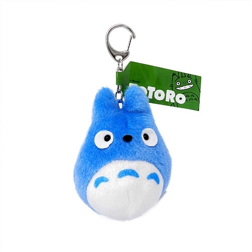 Studio Ghibli - Plush Keyrings (12 Types) - Fluffy Blue Totoro - official view 6