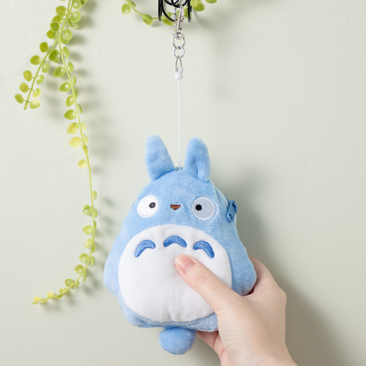 Studio Ghibli - Plush Reel Pass Pouches (3 Types) - Blue Totoro - official view 10