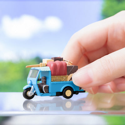 Studio Ghibli - Pullback Keyrings (7 Types) - Totoro Three-Wheeled Truck - PBK-01 - official view 4