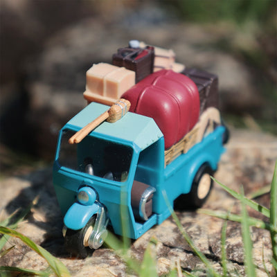 Studio Ghibli - Pullback Keyrings (7 Types) - Totoro Three-Wheeled Truck - PBK-01 - official view 5