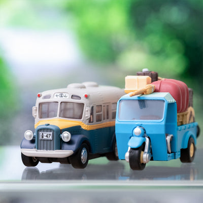 Studio Ghibli - Pullback Keyrings (7 Types) - Totoro Three-Wheeled Truck - PBK-01 - official view 13
