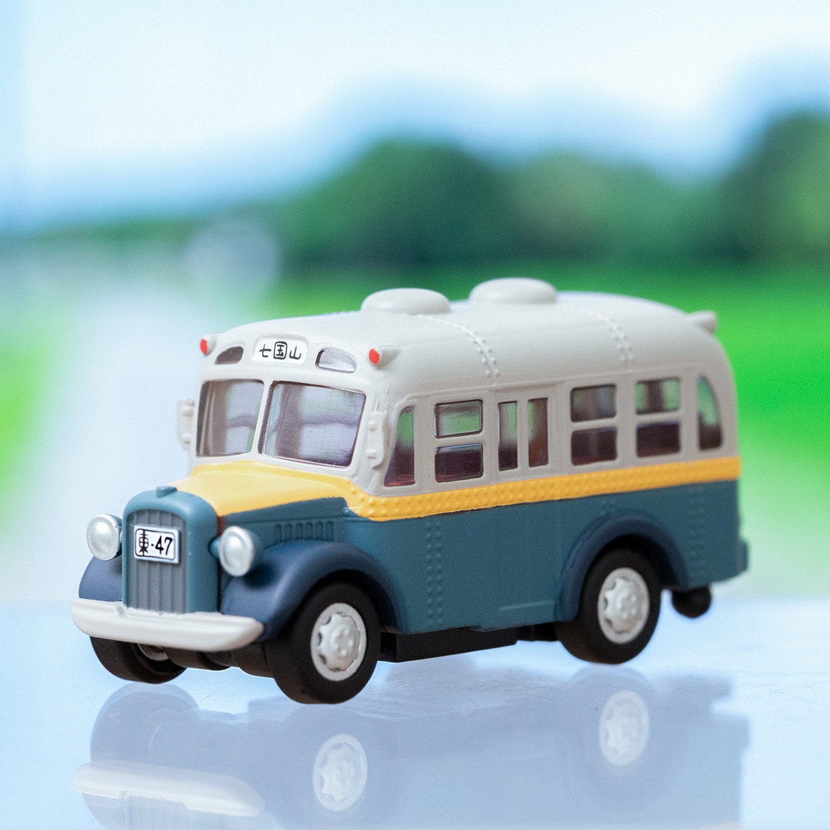 Studio Ghibli - Pullback Keyrings (7 Types) - Totoro Bonnet Bus - PBK-02 - official view 16
