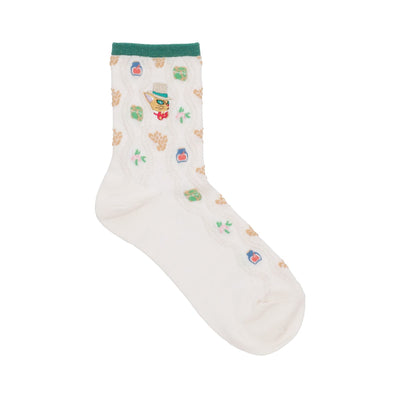 Studio Ghibli - Raised-Pattern Embroidered Socks 23-25 cm (4 Types) - Baron - official view 7