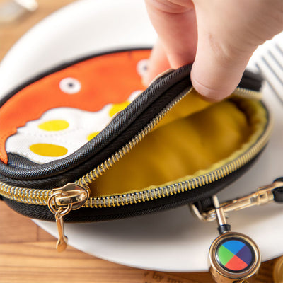 Studio Ghibli - Retractable Coin and Card Cases (4 Types) - Calcifer Bacon and Eggs - official view 32