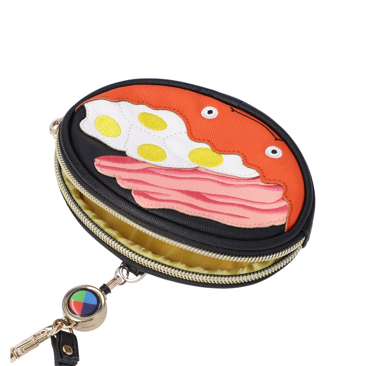 Studio Ghibli - Retractable Coin and Card Cases (4 Types) - Calcifer Bacon and Eggs - official view 37