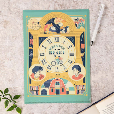 Studio Ghibli - Retro Frame A4 Clear Files (9 Types) - Whisper of the Heart - official view 14