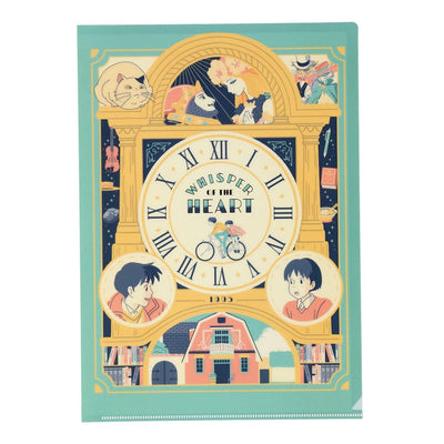 Studio Ghibli - Retro Frame A4 Clear Files (9 Types) - Whisper of the Heart - official view 15