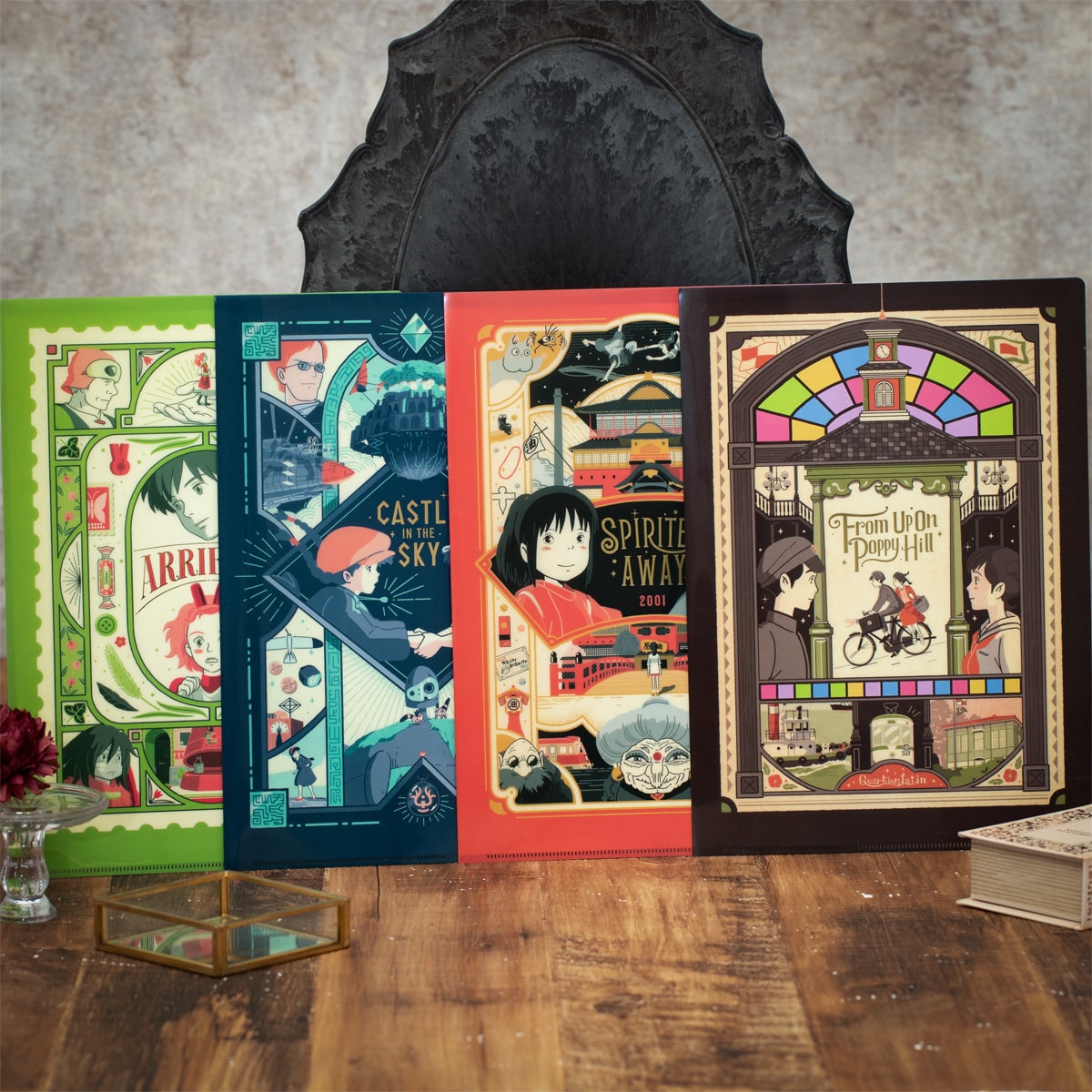 Studio Ghibli - Retro Frame A4 Clear Files (9 Types) - Castle in the Sky - official view 21