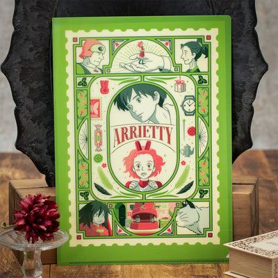 Studio Ghibli - Retro Frame A4 Clear Files (9 Types) - The Secret World of Arrietty - official view 26