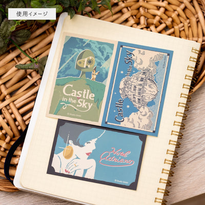 Studio Ghibli - Retro Sticker Sheets (5 Types) - Castle in the Sky - official view 5