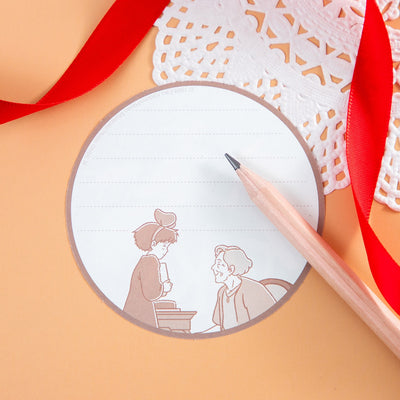 Studio Ghibli - Round Food Memo Pads (3 Types) - Kiki Chocolate Cake - official view 3